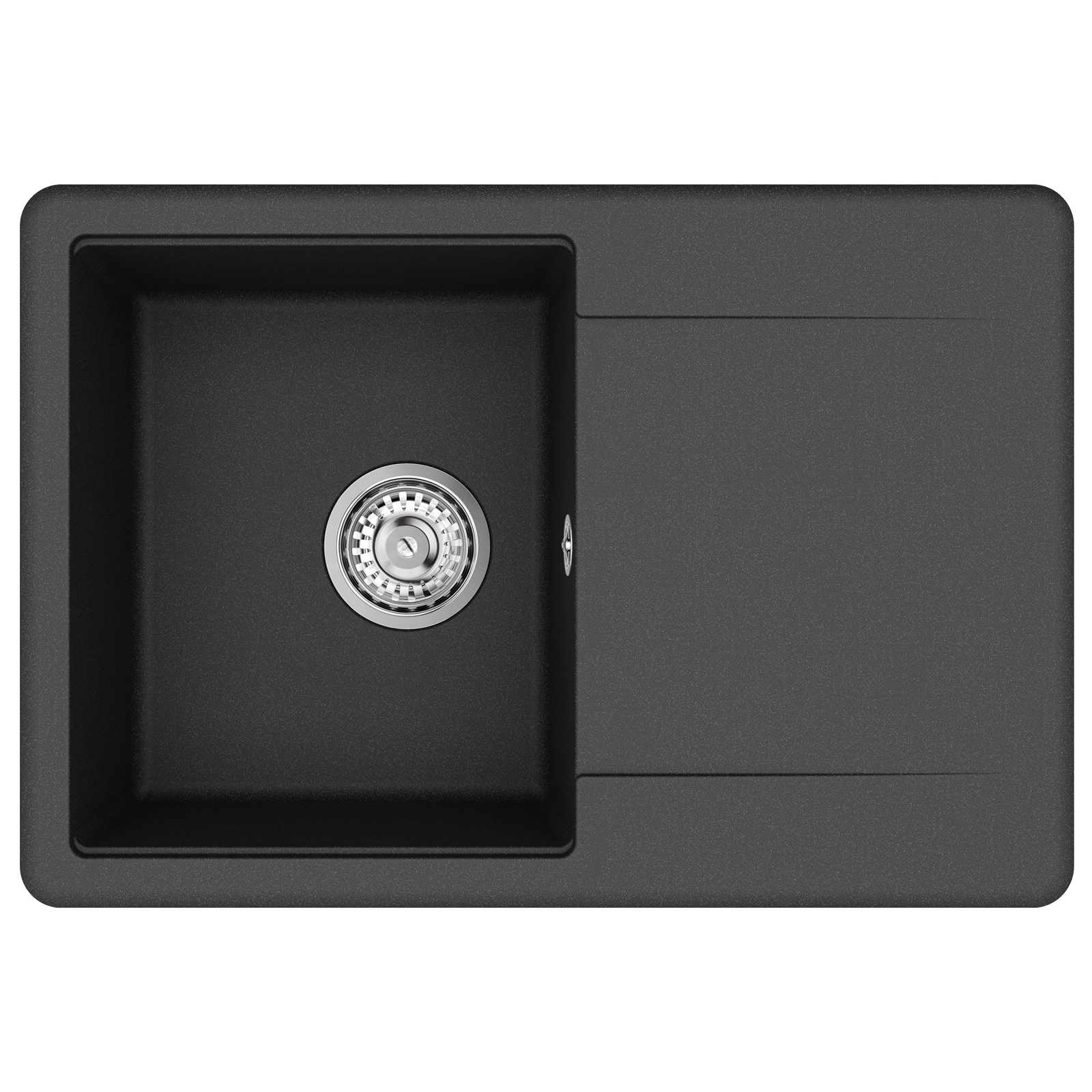 Σιντρινο Μαύρο 670 x 460 mm Γρανίτης - Pakobazaar