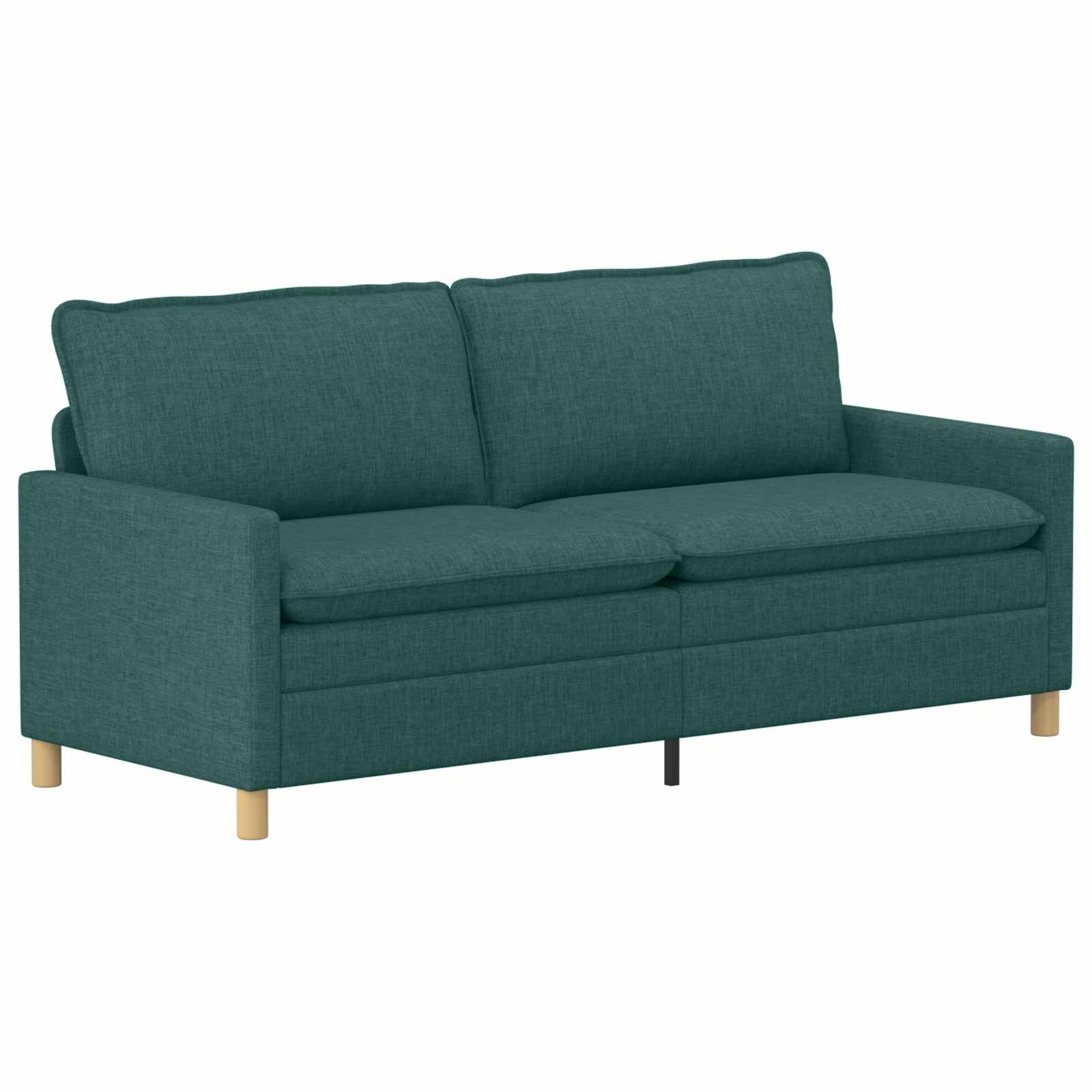 Σετ Καναπέ 2 τμχ. Σκούρο Πράσινο Ύφασμα - Pakobazaar