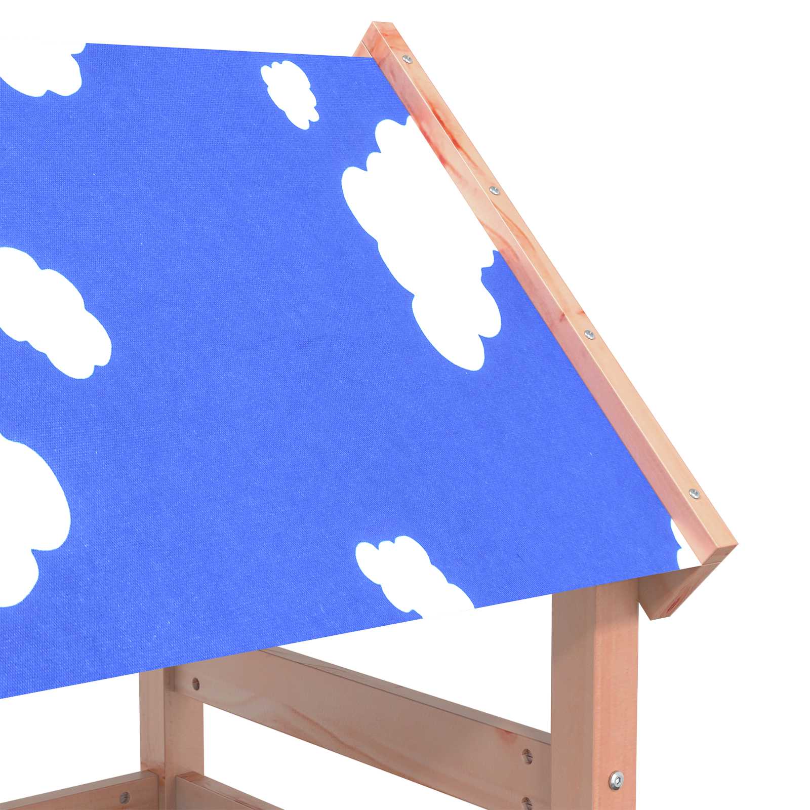 Πύργος Παιχνιδιού Καφέ Στερεό Ξύλο Ντάγκλας