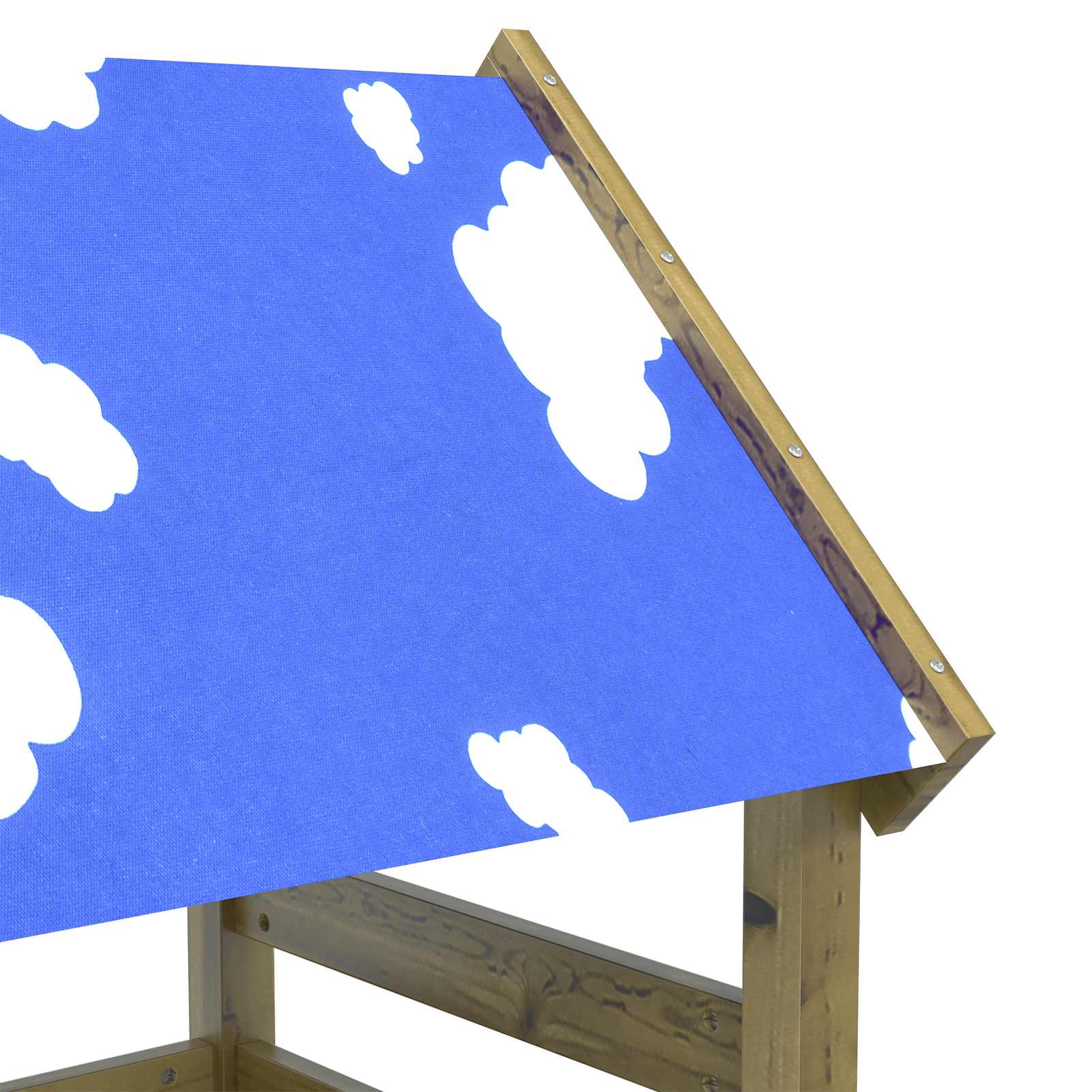 Πύργος Παιχνιδιού Καφέ Στερεό Εμπλουτισμένο Ξύλο - Pakobazaar