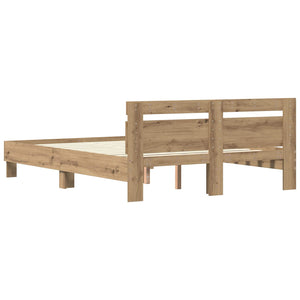 Σκελετός Κρεβατιού Artisan Oak 160 x 200 cm Επεξεργασμένο ξύλο - Pakobazaar