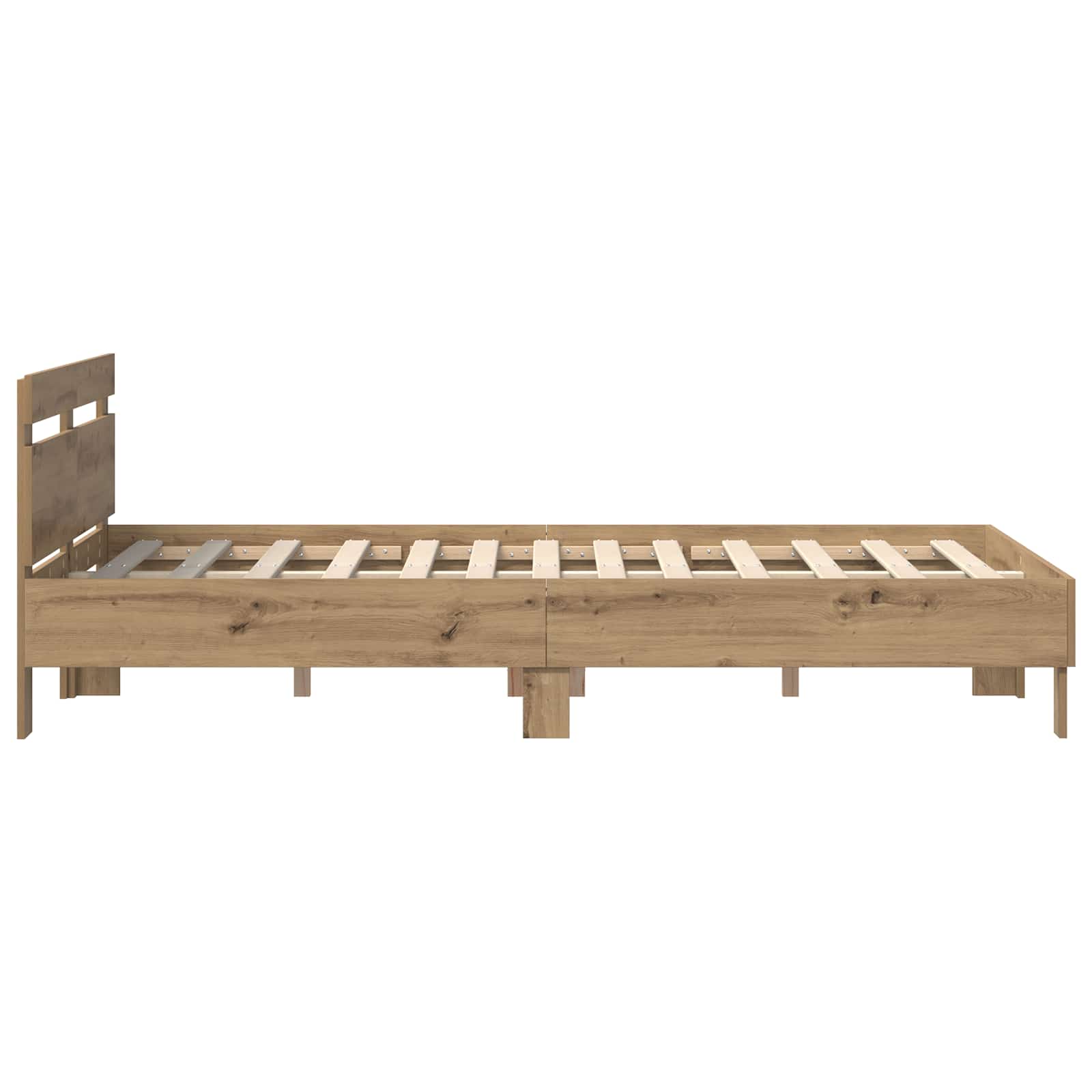 Σκελετός Κρεβατιού Artisan Oak 120 x 200 cm Επεξεργασμένο ξύλο