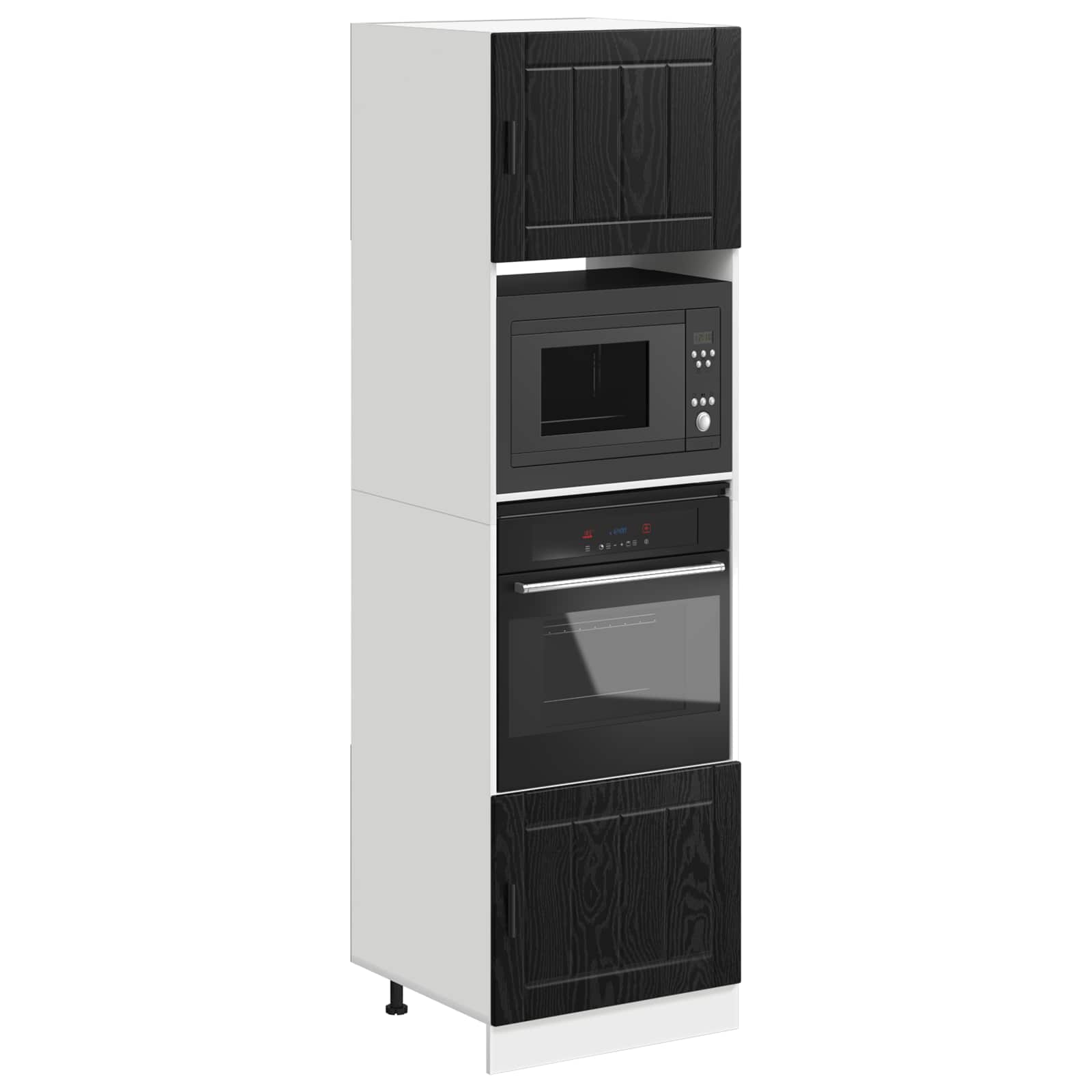 Πάνελ πλυντηρίου πιάτων Μαύρη Οξυά 60 x 57 x 207 εκ