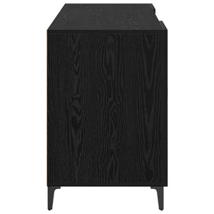 Γραφείο Μαύρη Οξυά Επεξεργασμένο Ξύλο 140 x 50 x 75 εκ.