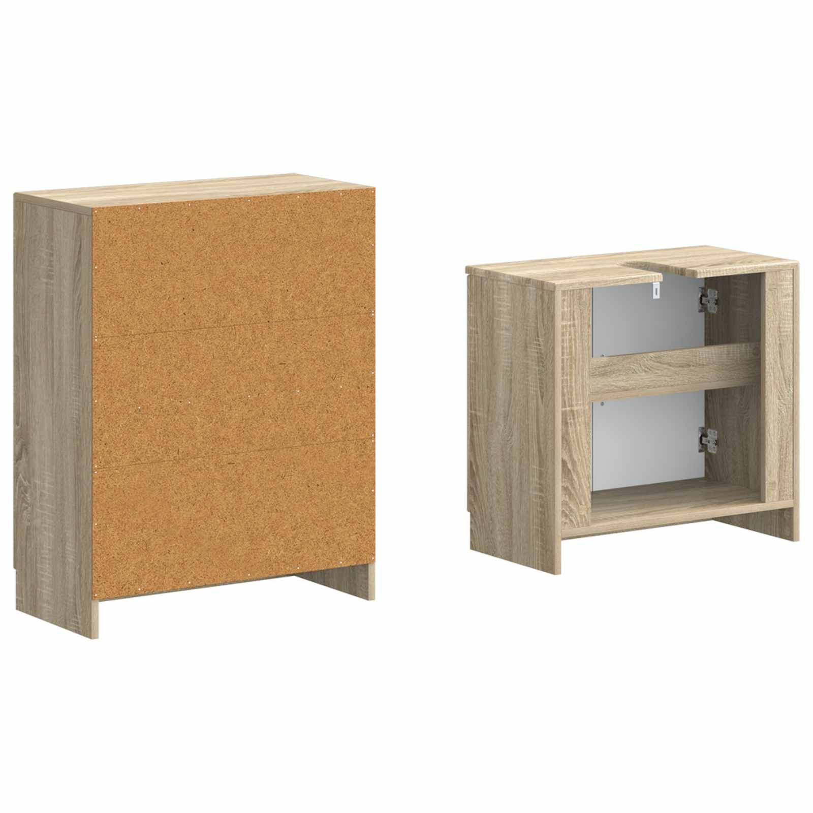 Σετ Ντουλαπιών Μπάνιου 2 Τεμαχίων UTRECHT Sonoma Δρυς - Pakobazaar