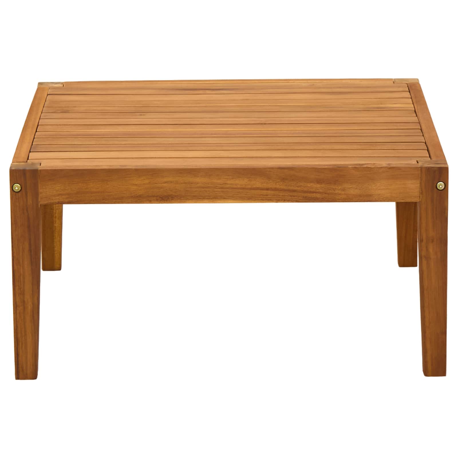 τραπέζι Στερεό Ξύλο Ακακίας Φυσικό 60 x 60 x 30 cm - Pakobazaar