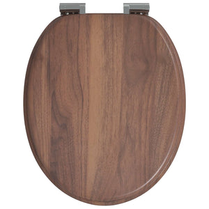 Μαλακή κλειστή λεκάνη Καφέ 44 x 38 εκ. Πίνακας MDF - Pakobazaar
