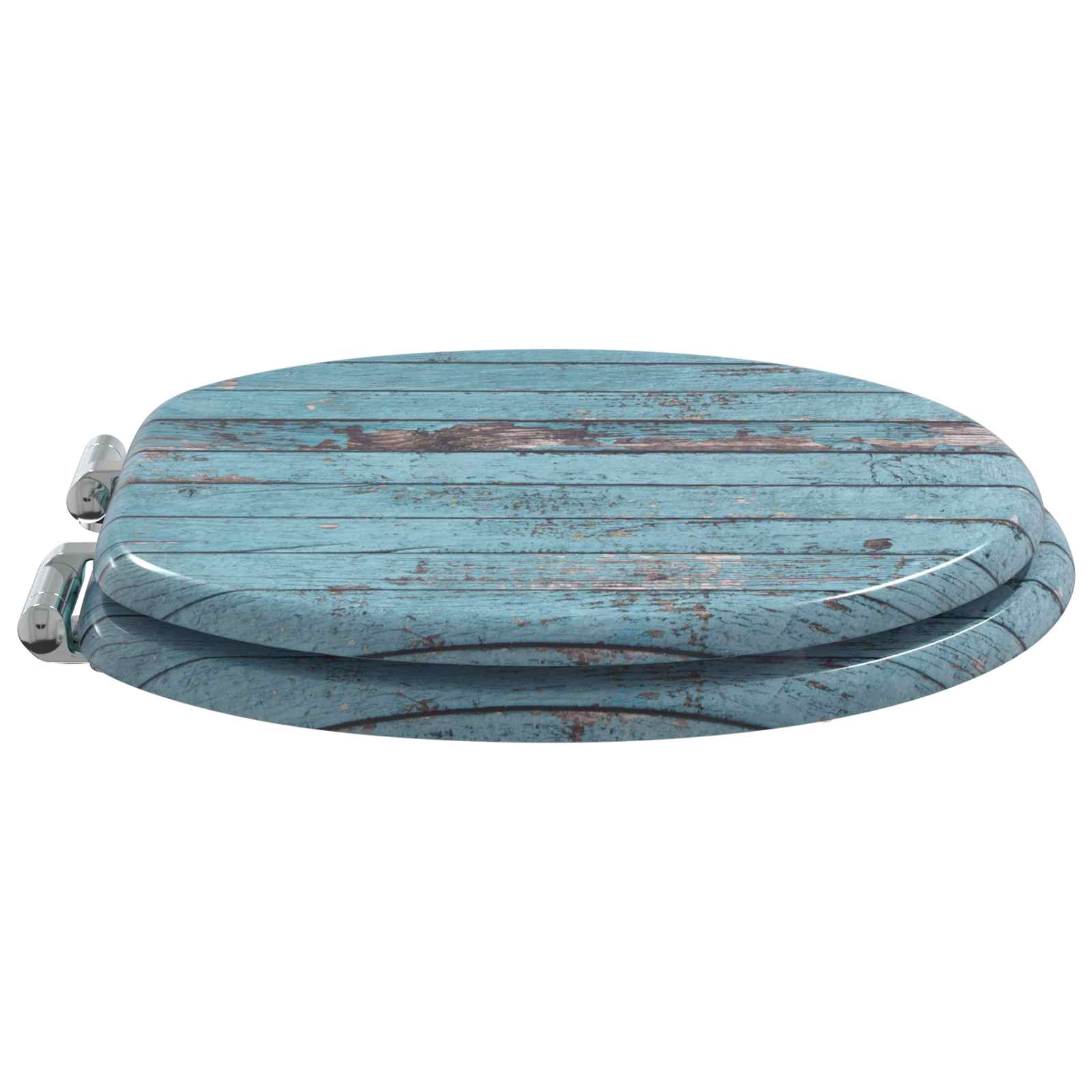 Μαλακή κλειστή λεκάνη Μπλε 44 x 38 εκ. Πίνακας MDF - Pakobazaar