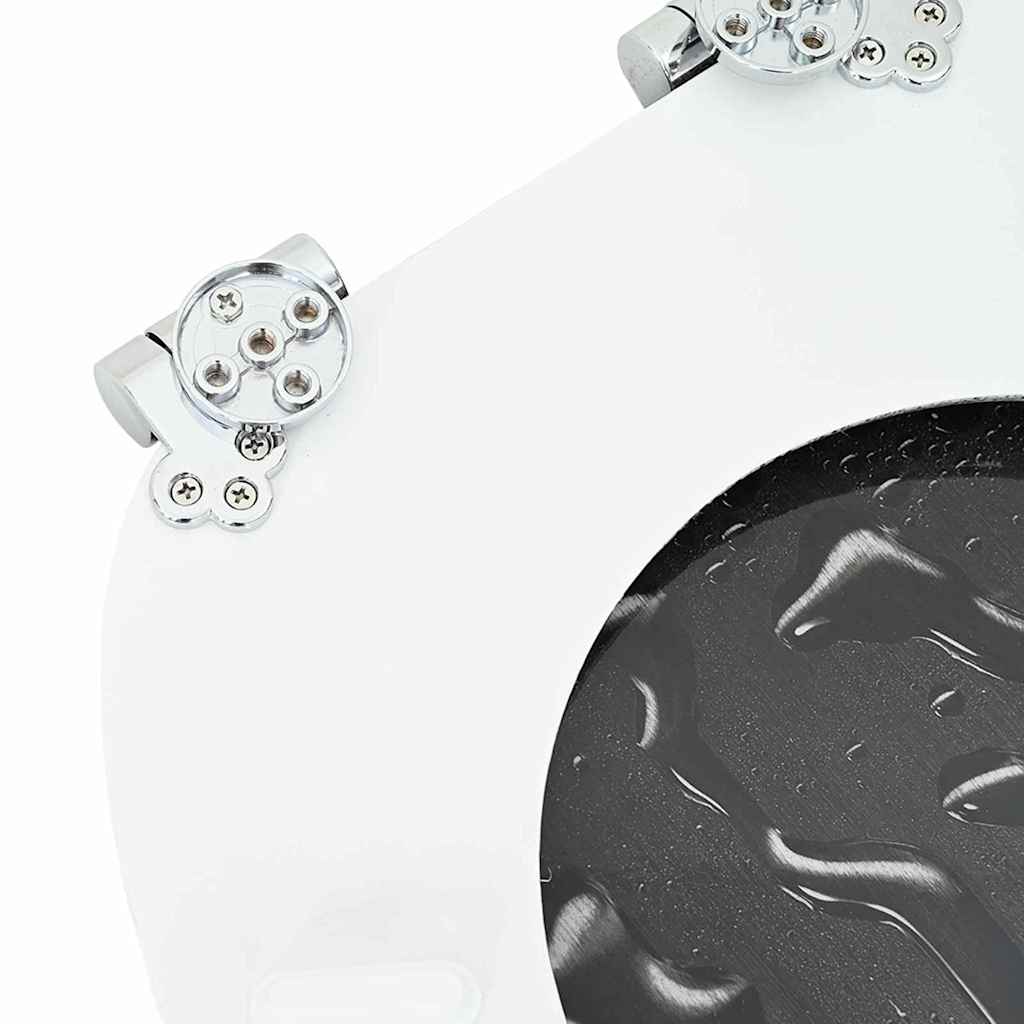 Μαλακή κλειστή λεκάνη Γκρι 44 x 38 εκ. Πίνακας MDF - Pakobazaar