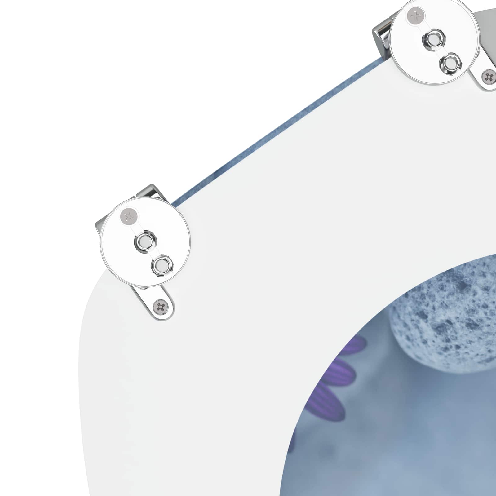 Μαλακή κλειστή λεκάνη Γκρι 44 x 38 εκ. Πίνακας MDF - Pakobazaar