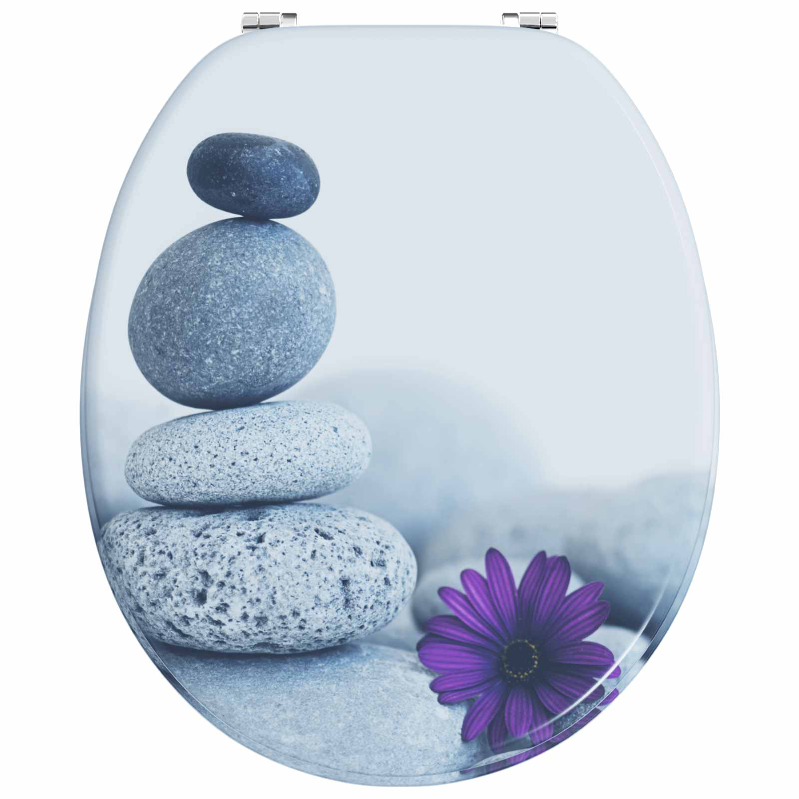 Μαλακή κλειστή λεκάνη Γκρι 44 x 38 εκ. Πίνακας MDF - Pakobazaar