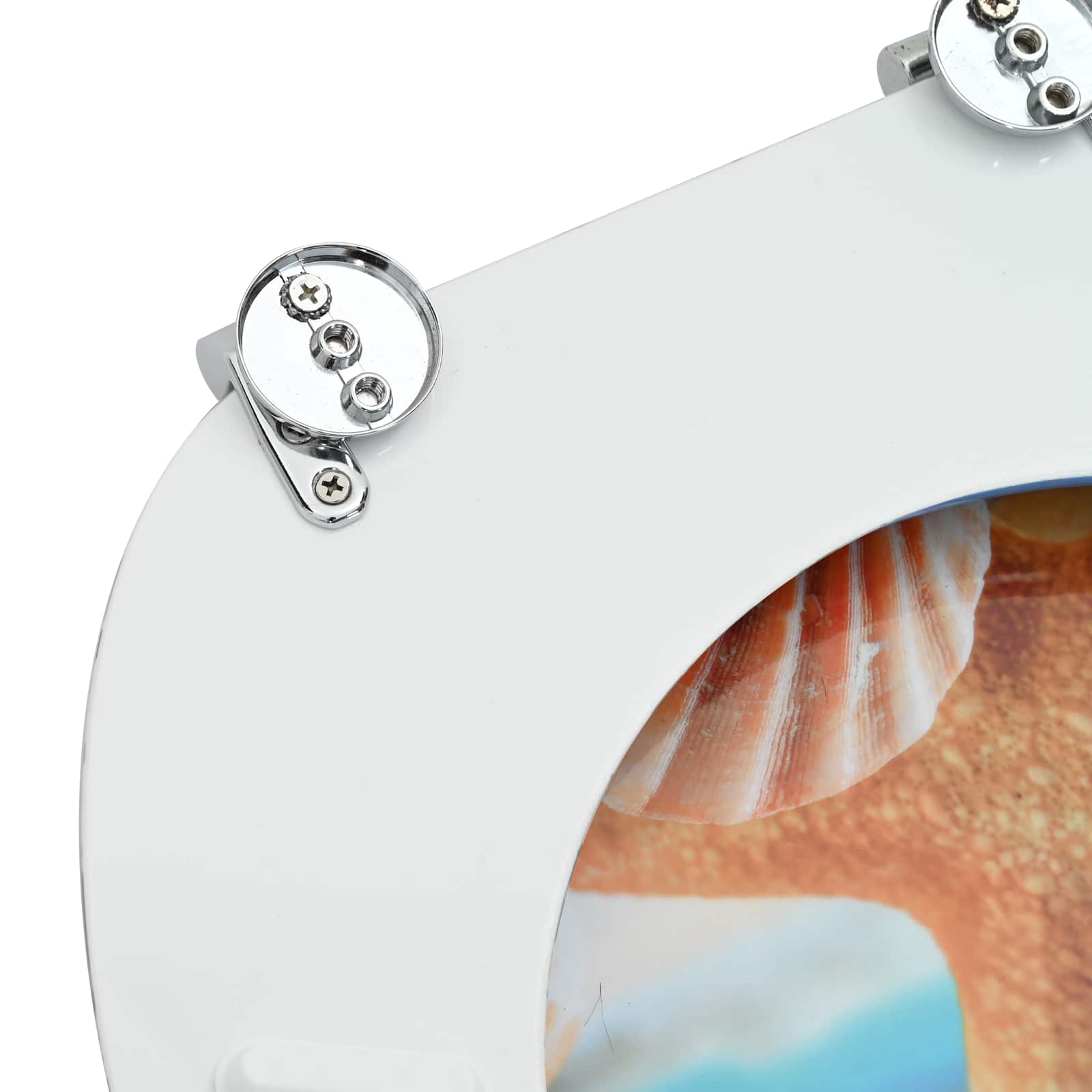 Μαλακή κλειστή λεκάνη Ανοιχτό μπλε 44 x 38 εκ. Πίνακας MDF - Pakobazaar