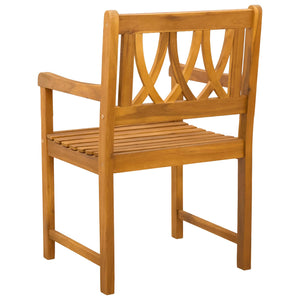Εξωτερικός πάγκος 2 pcs Φυσικό 56 x 55,5 x 90 εκ. - Pakobazaar