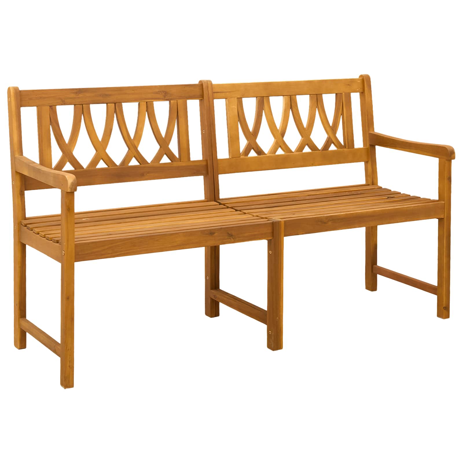Εξωτερικός πάγκος Φυσικό 150 x 55,5 x 90 cm Στερεό Ξύλο Ακακίας - Pakobazaar