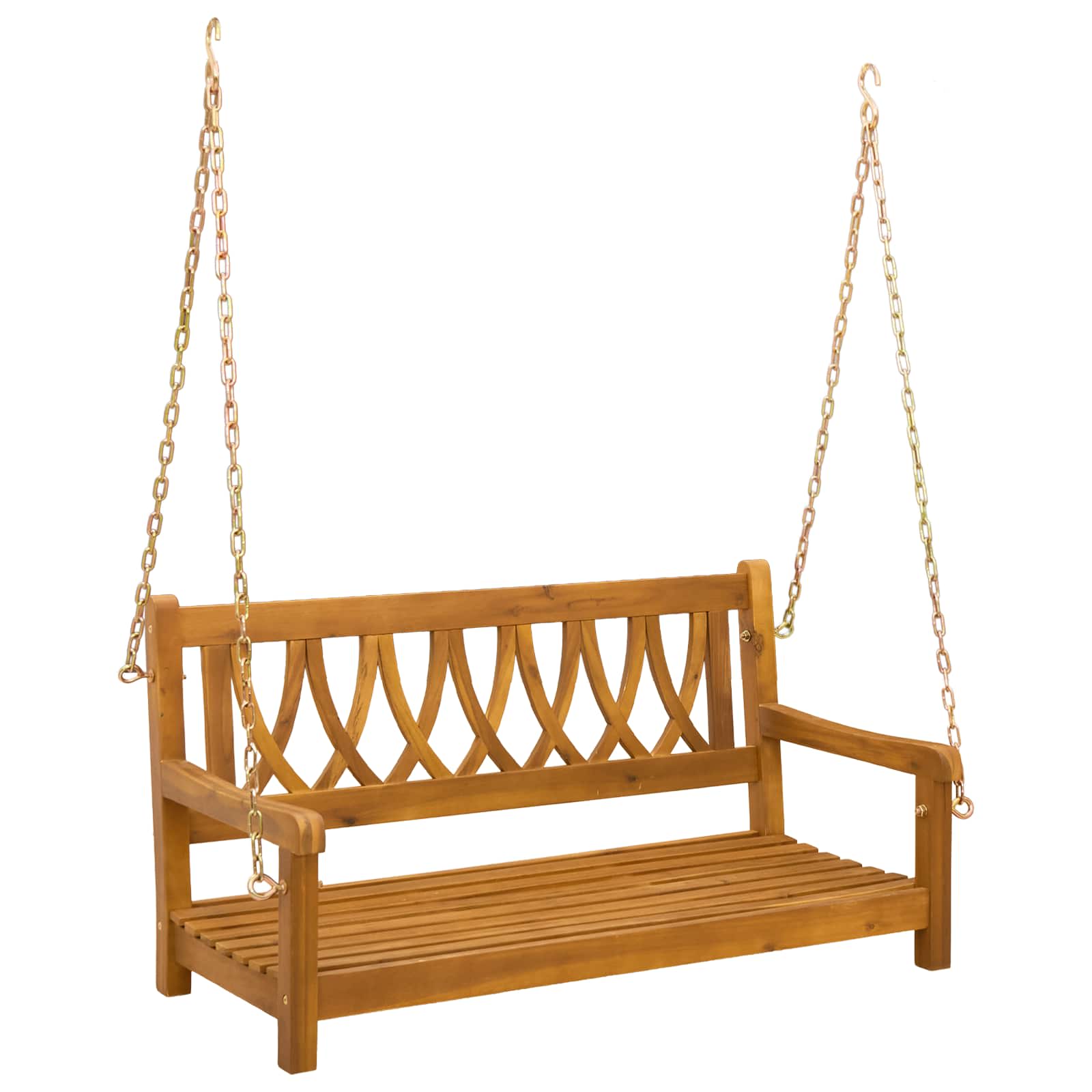 Κούνια Κήπου Φυσικό 110 x 56 x 58 εκ. Στερεό Ξύλο Ακακίας - Pakobazaar