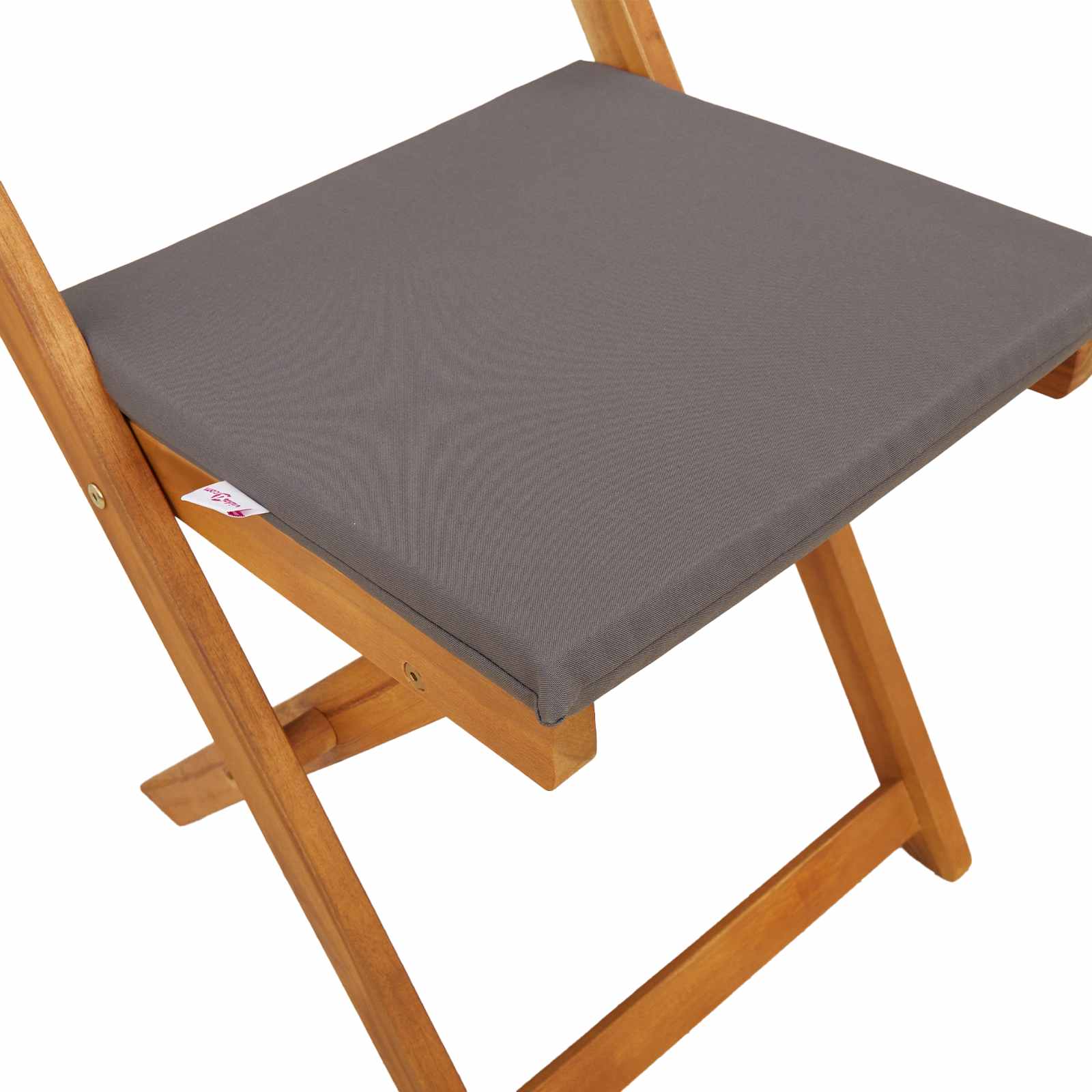 Καρέκλες εξωτερικής βεράντας 4 pcs Σκούρο Γκρι 40 x 53 x 80 εκ - Pakobazaar