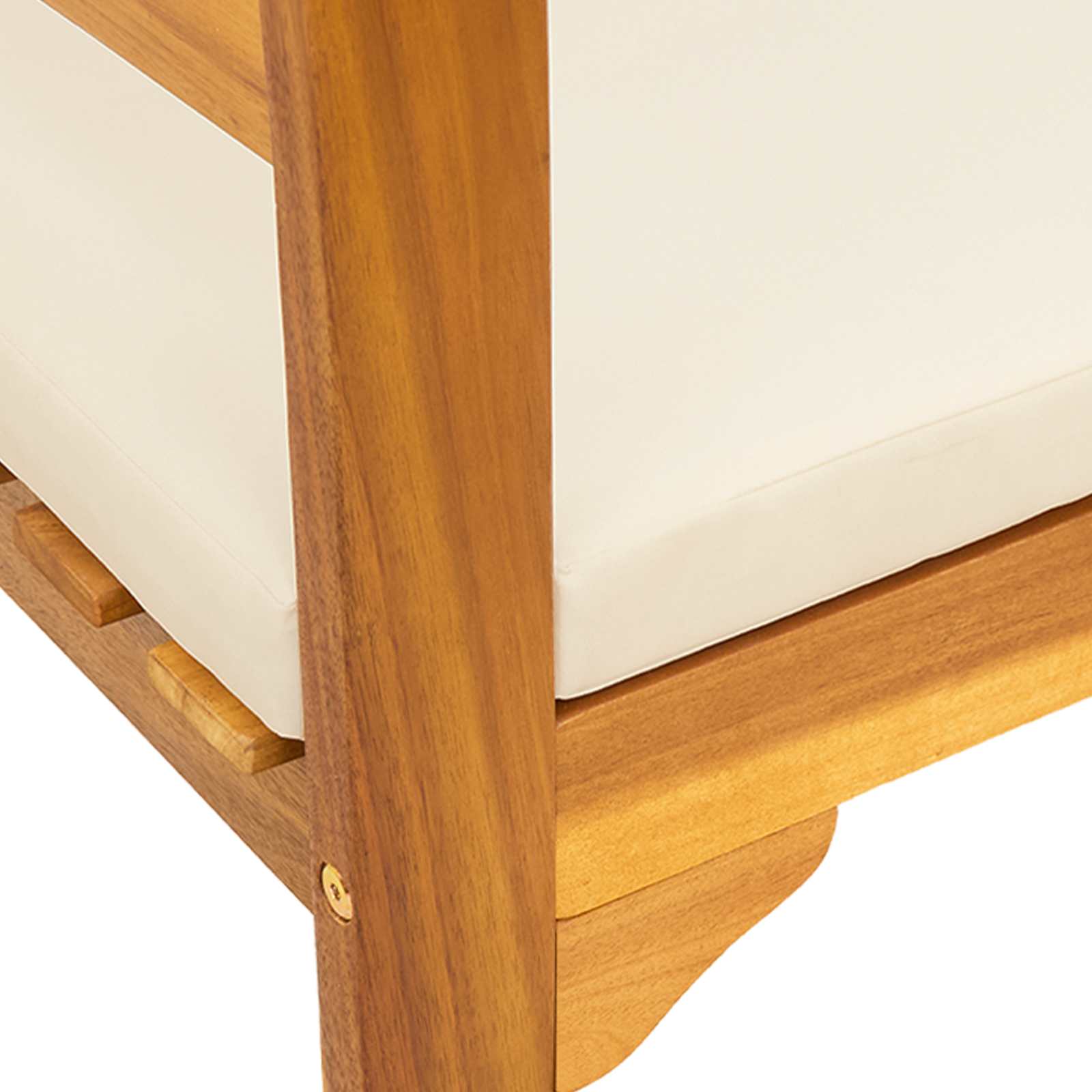 Παγκάκι Ρόδου Φυσικό 68,5 x 46 x 82,5 εκ Στερεό Ξύλο Ακακίας - Pakobazaar