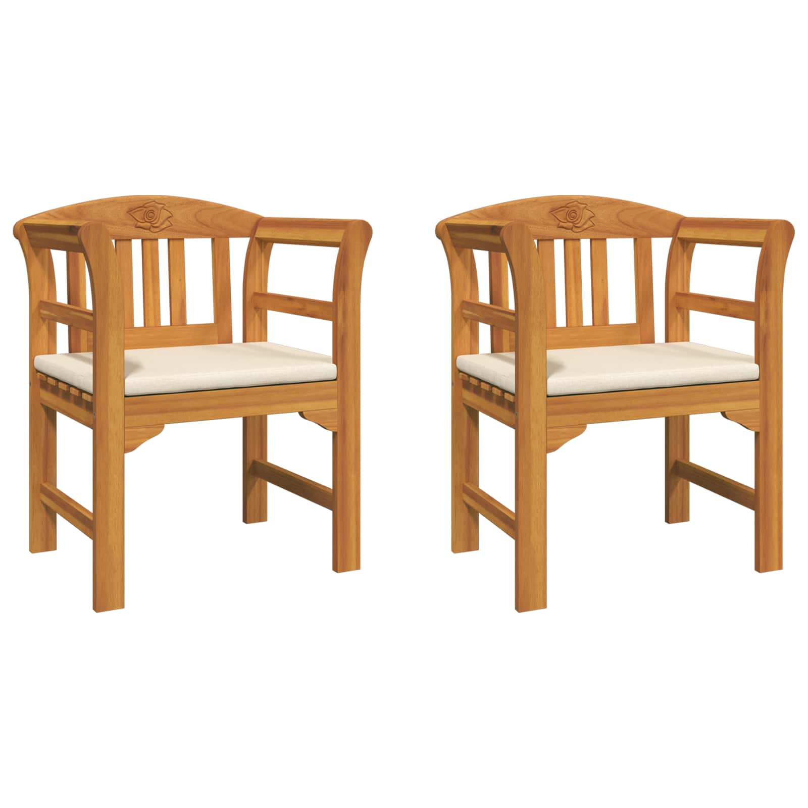 Παγκάκι Ρόδου Φυσικό 68,5 x 46 x 82,5 εκ Στερεό Ξύλο Ακακίας - Pakobazaar