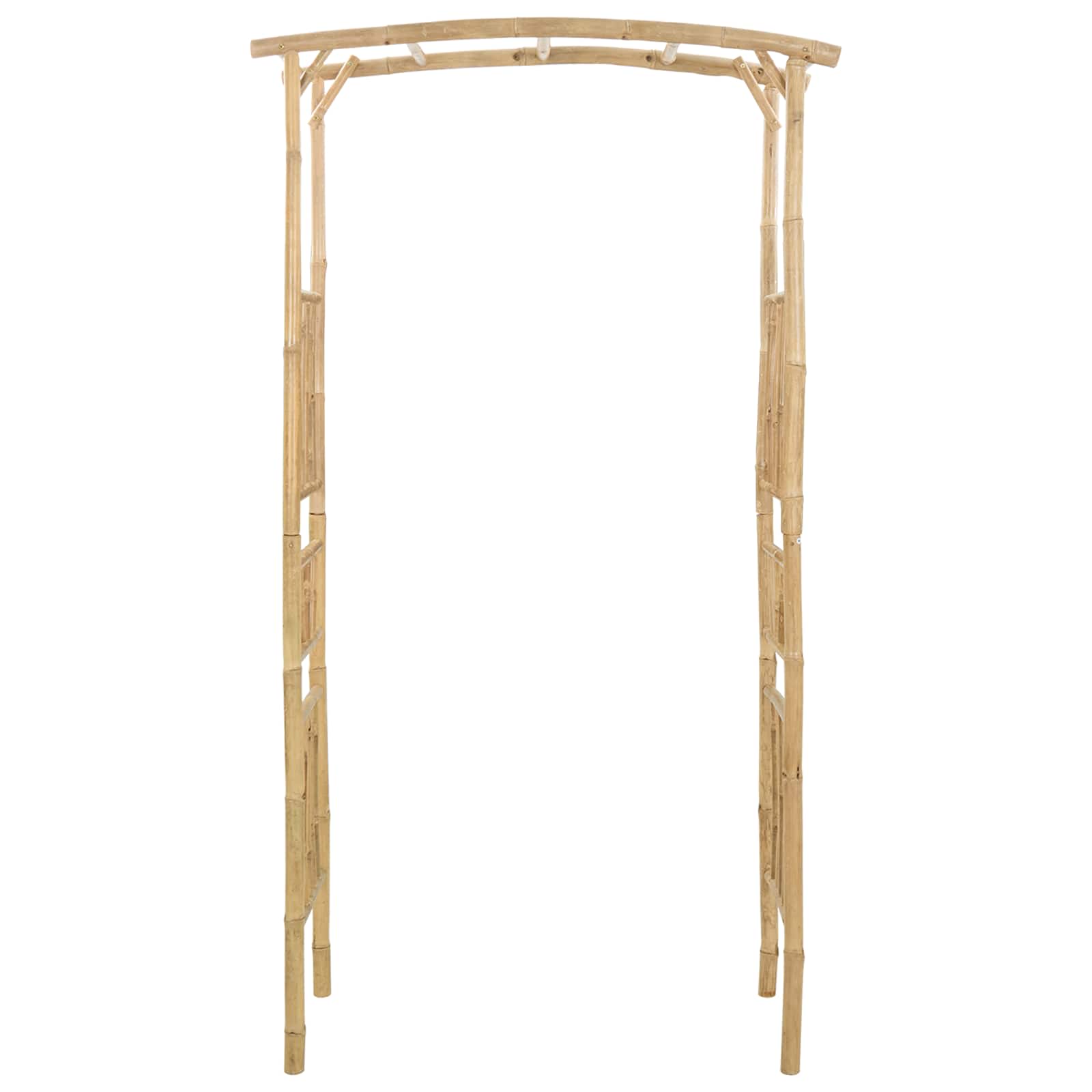 Κήπος Αψίδα Φυσικό 110 x 40 x 205 εκ. Μπαμπού - Pakobazaar