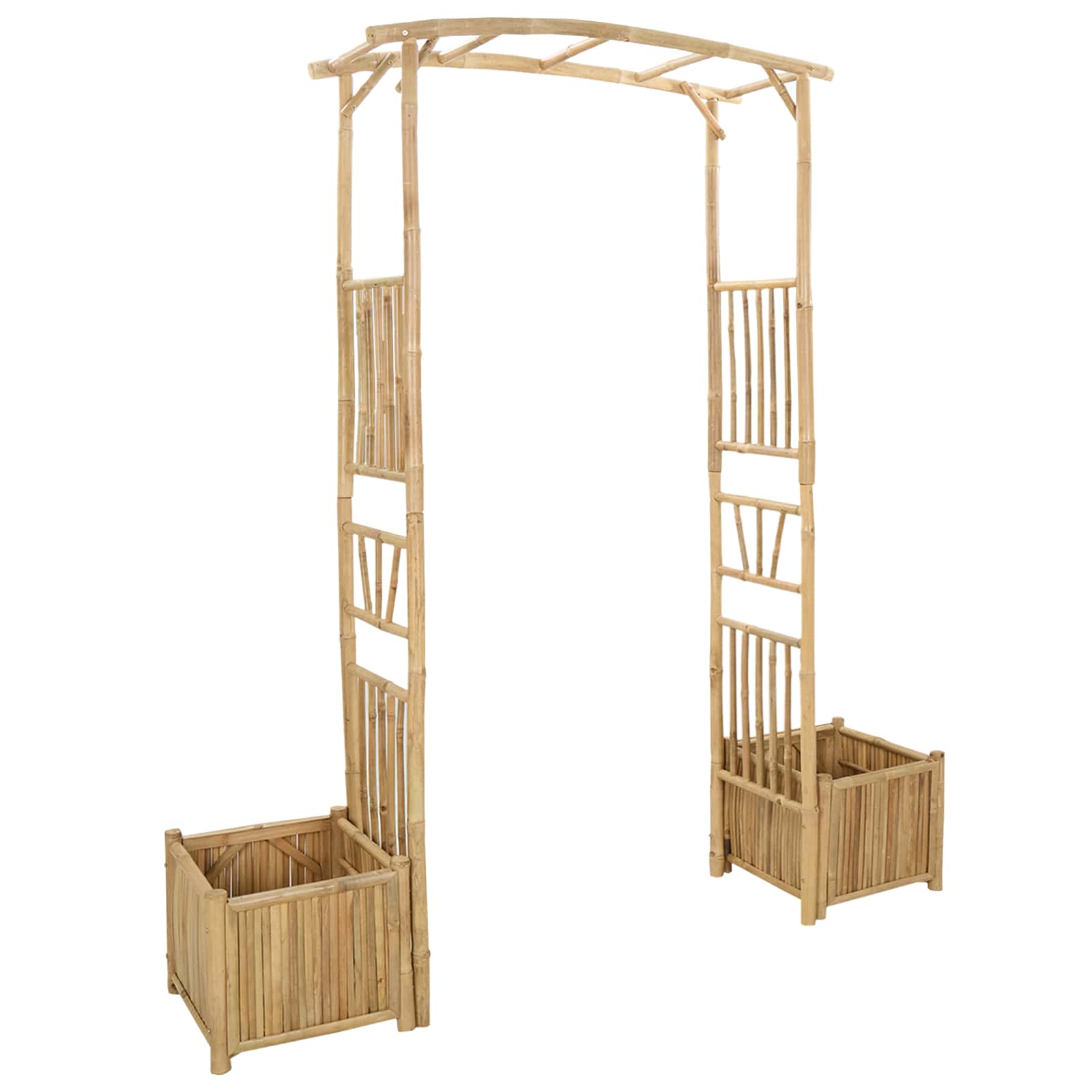 Κήπος Αψίδα Φυσικό 177 x 40 x 205 εκ. Μπαμπού - Pakobazaar