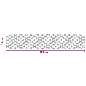 Επεκτάσιμο πλέγμα φράχτη 2 pcs Ανοιχτό καφέ 100 x 105 εκ. - Pakobazaar