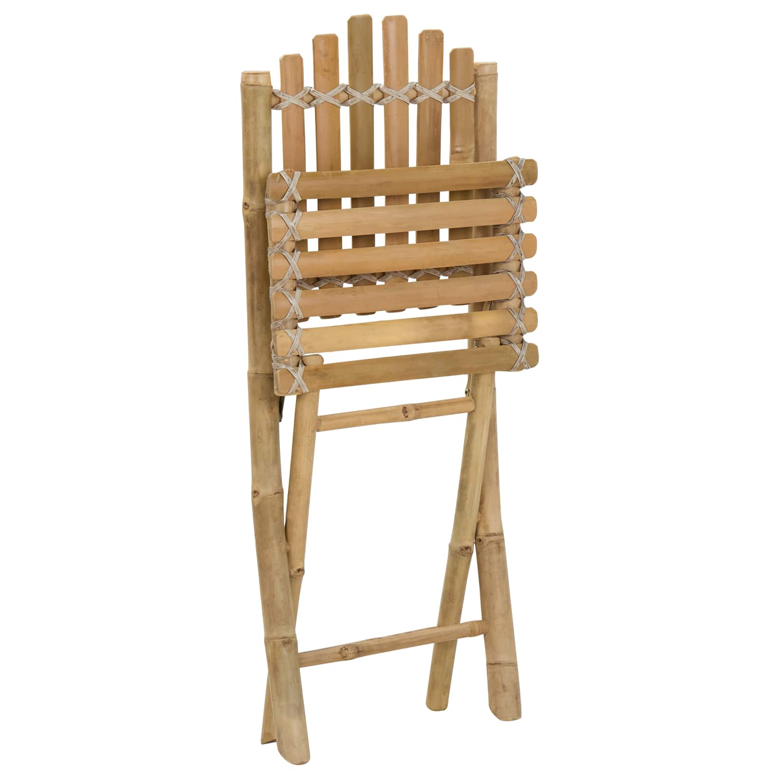 Καρέκλα Κήπου 4 pcs Φυσικό 42 x 53 x 90 εκ Μπαμπού - Pakobazaar