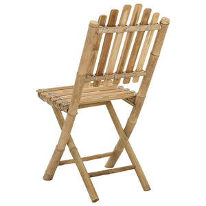 Καρέκλα Κήπου 4 pcs Φυσικό 42 x 53 x 90 εκ Μπαμπού - Pakobazaar
