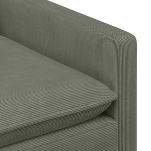 Καναπές Ανοιχτό γκρι 76 x 81 x 87,5 εκ Ύφασμα - Pakobazaar
