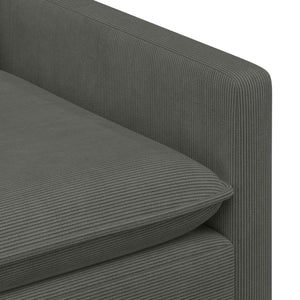 Καναπές Σκούρο Γκρι 76 x 81 x 87,5 εκ Ύφασμα - Pakobazaar