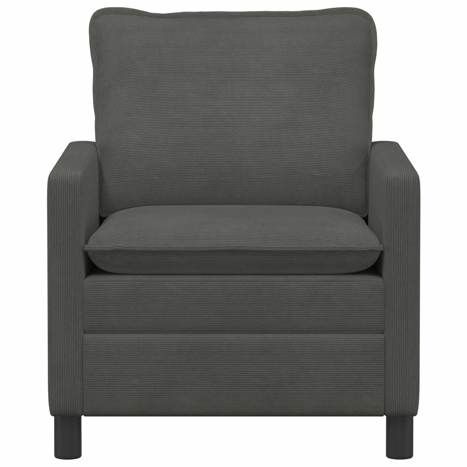 Καναπές Σκούρο Γκρι 76 x 81 x 87,5 εκ Ύφασμα - Pakobazaar