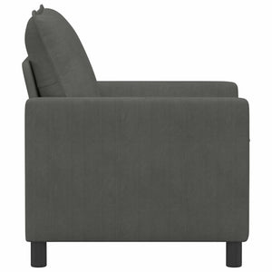Καναπές Σκούρο Γκρι 76 x 81 x 87,5 εκ Ύφασμα - Pakobazaar