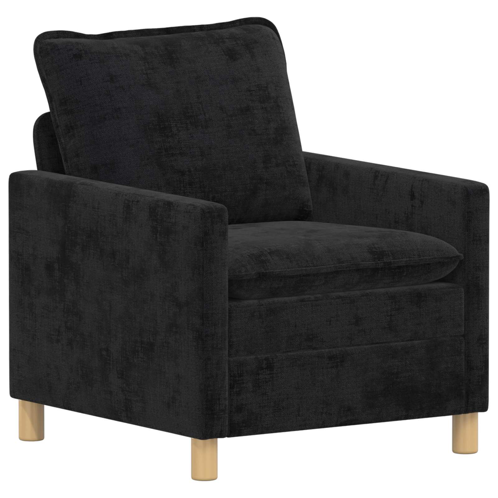 Καναπές Μαύρο 76 x 81 x 87,5 εκ Πολυεστέρας - Pakobazaar