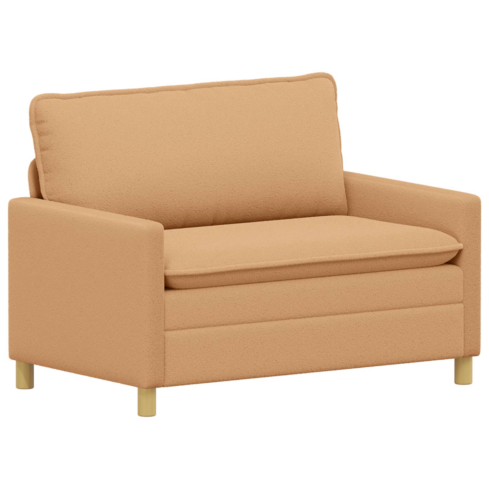 Καναπές Μπεζ 126 x 81 x 87,5 εκ Ύφασμα - Pakobazaar