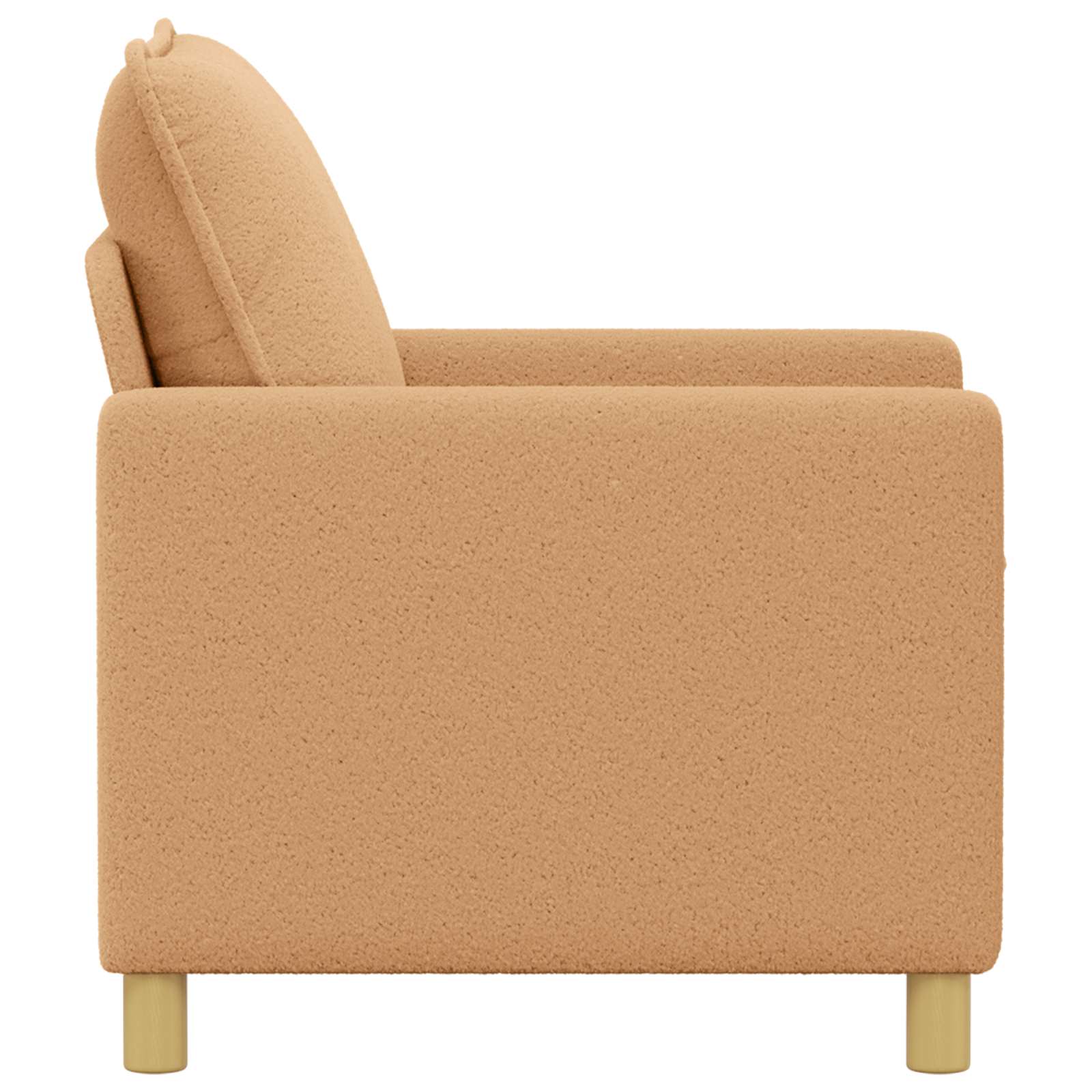 Καναπές Μπεζ 126 x 81 x 87,5 εκ Ύφασμα - Pakobazaar