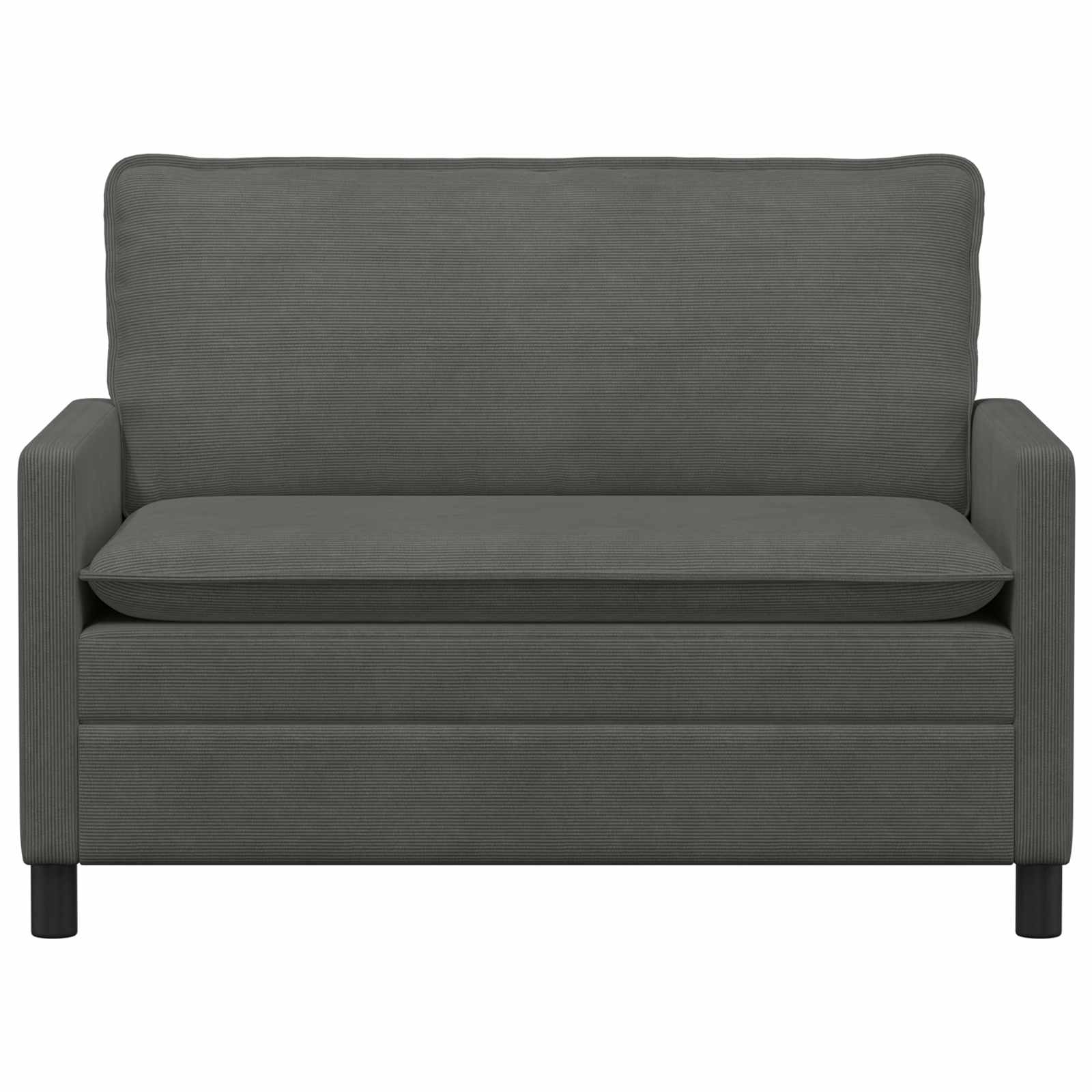 Καναπές Σκούρο Γκρι 126 x 81 x 87,5 εκ Ύφασμα - Pakobazaar