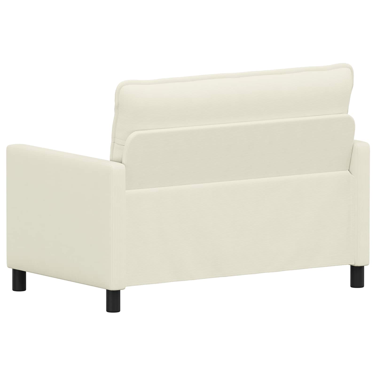 Καναπές Κρεμ 126 x 81 x 87,5 εκ Ύφασμα - Pakobazaar