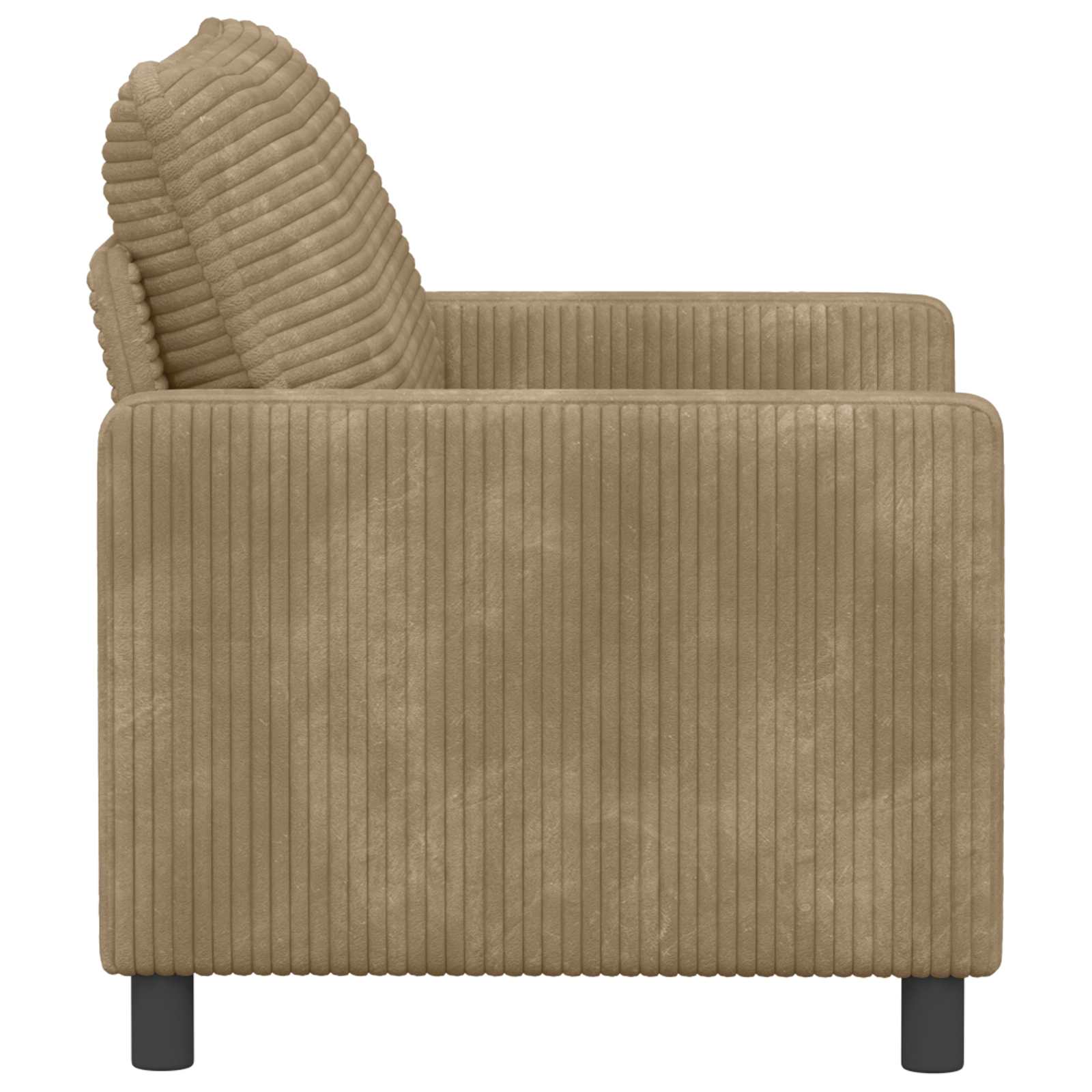 Καναπές Taupe 126 x 81 x 87,5 εκ Πολυεστέρας - Pakobazaar