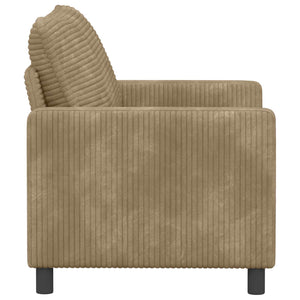 Καναπές Taupe 126 x 81 x 87,5 εκ Πολυεστέρας - Pakobazaar