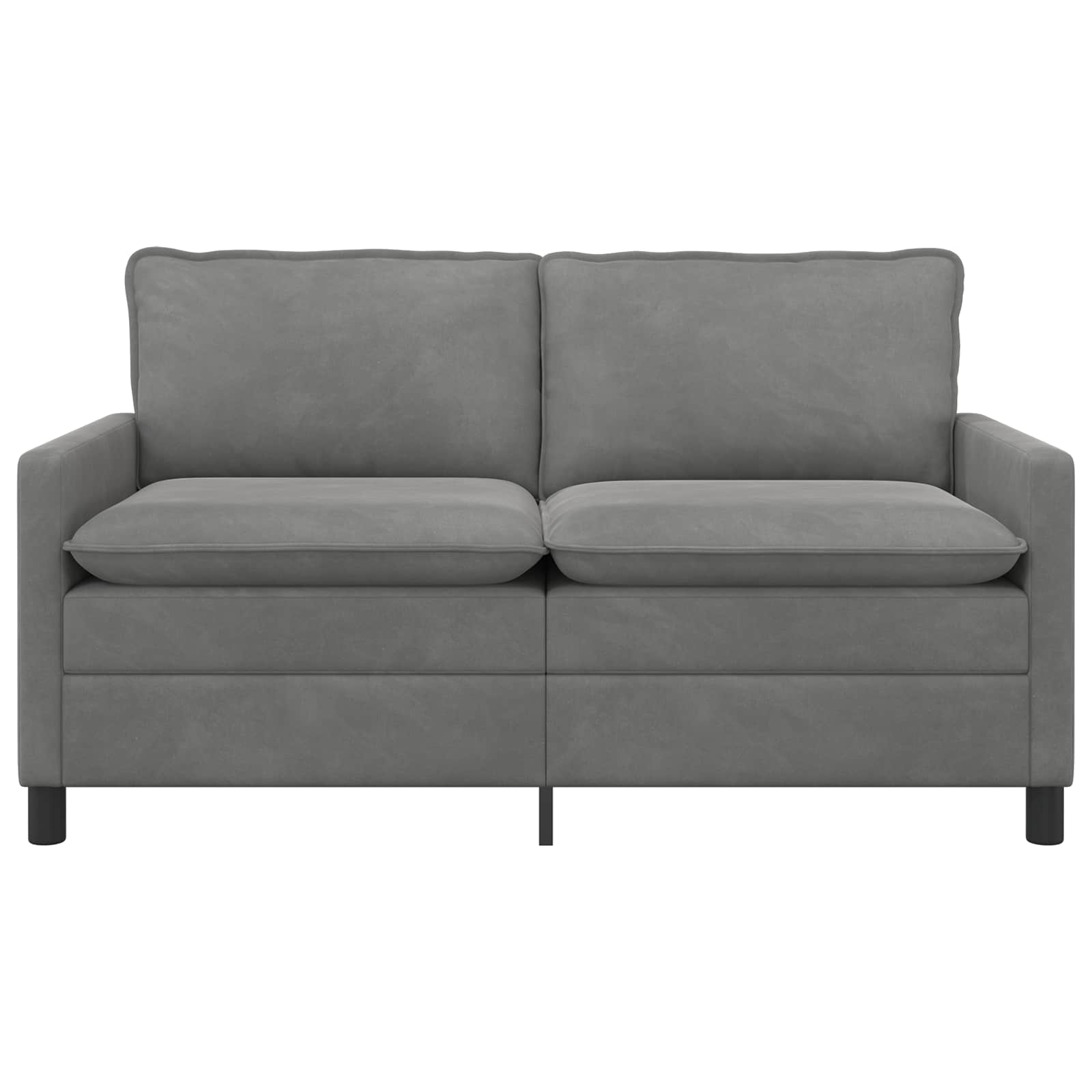 Καναπές Σκούρο γκρι 156 x 81 x 87,5 εκ Βελούδο - Pakobazaar