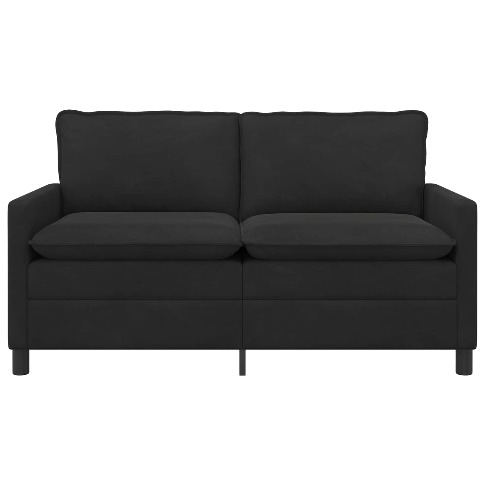 Καναπές Μαύρο 156 x 81 x 87,5 εκ Βελούδο - Pakobazaar