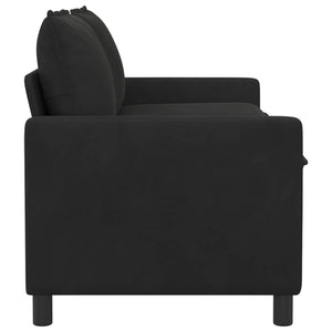 Καναπές Μαύρο 156 x 81 x 87,5 εκ Βελούδο - Pakobazaar