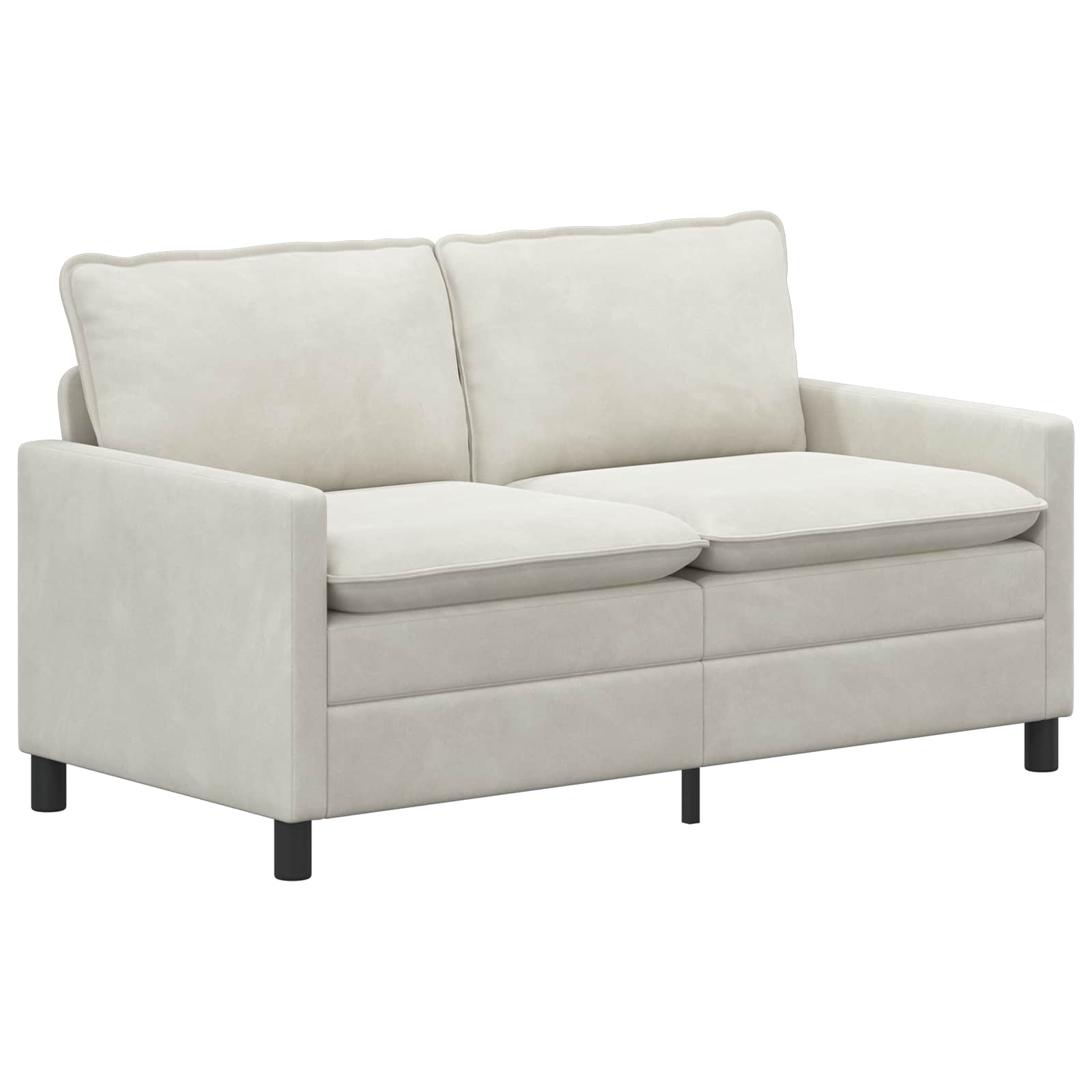 Καναπές Κρεμ 156 x 81 x 87,5 εκ Βελούδο - Pakobazaar