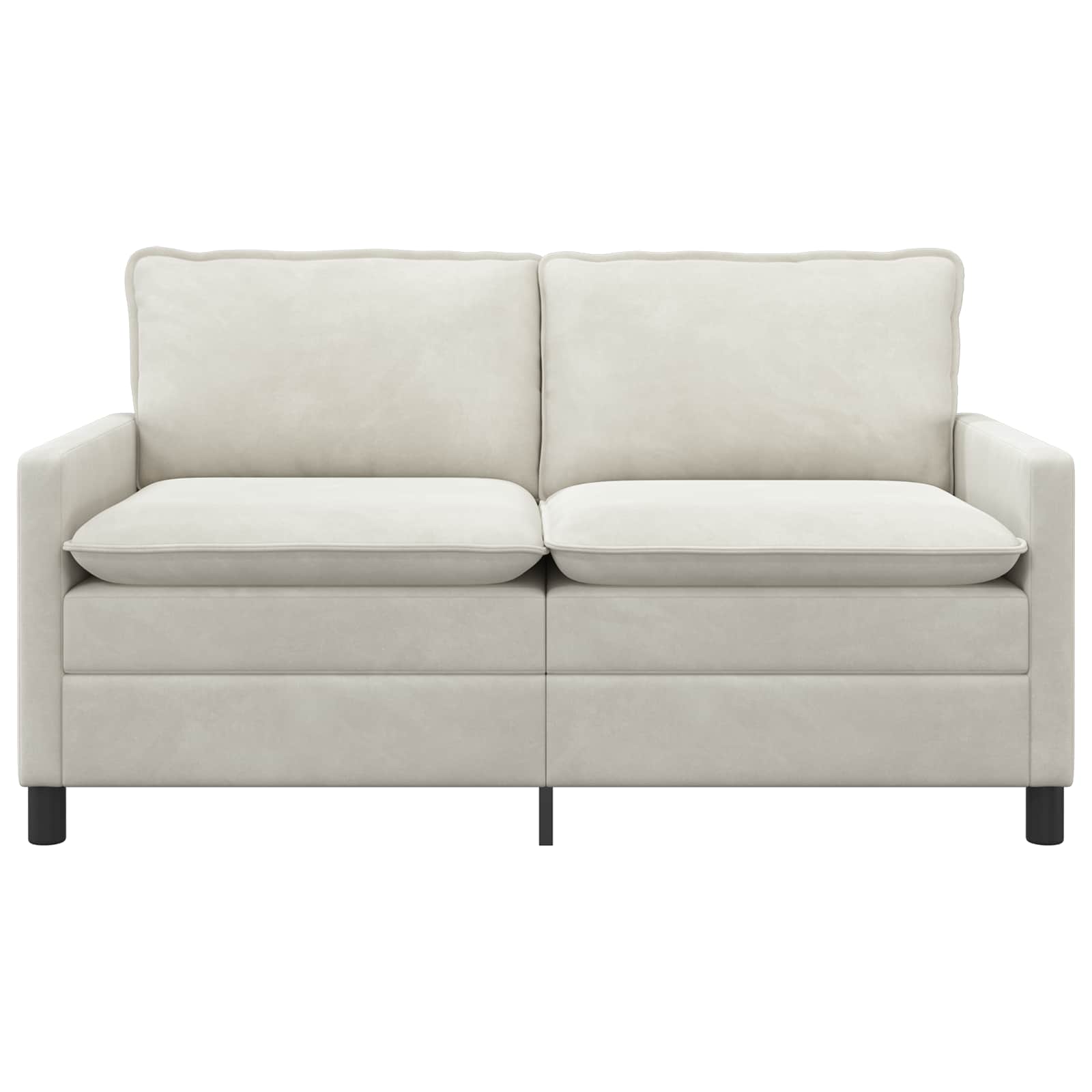 Καναπές Κρεμ 156 x 81 x 87,5 εκ Βελούδο - Pakobazaar
