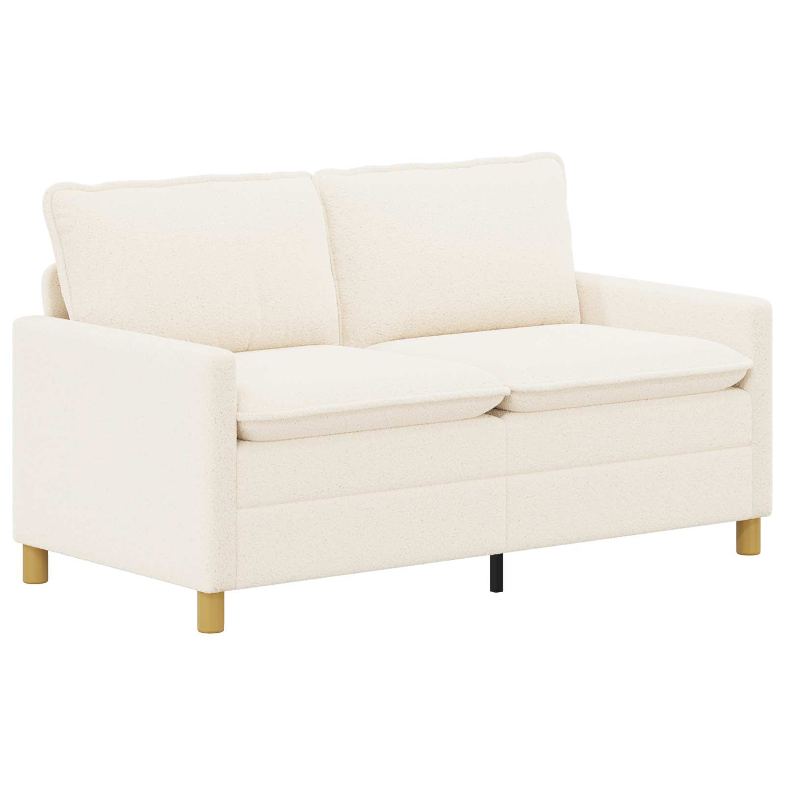 Καναπές Κρεμ 156 x 81 x 87,5 εκ Ύφασμα - Pakobazaar