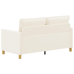 Καναπές Κρεμ 156 x 81 x 87,5 εκ Ύφασμα - Pakobazaar