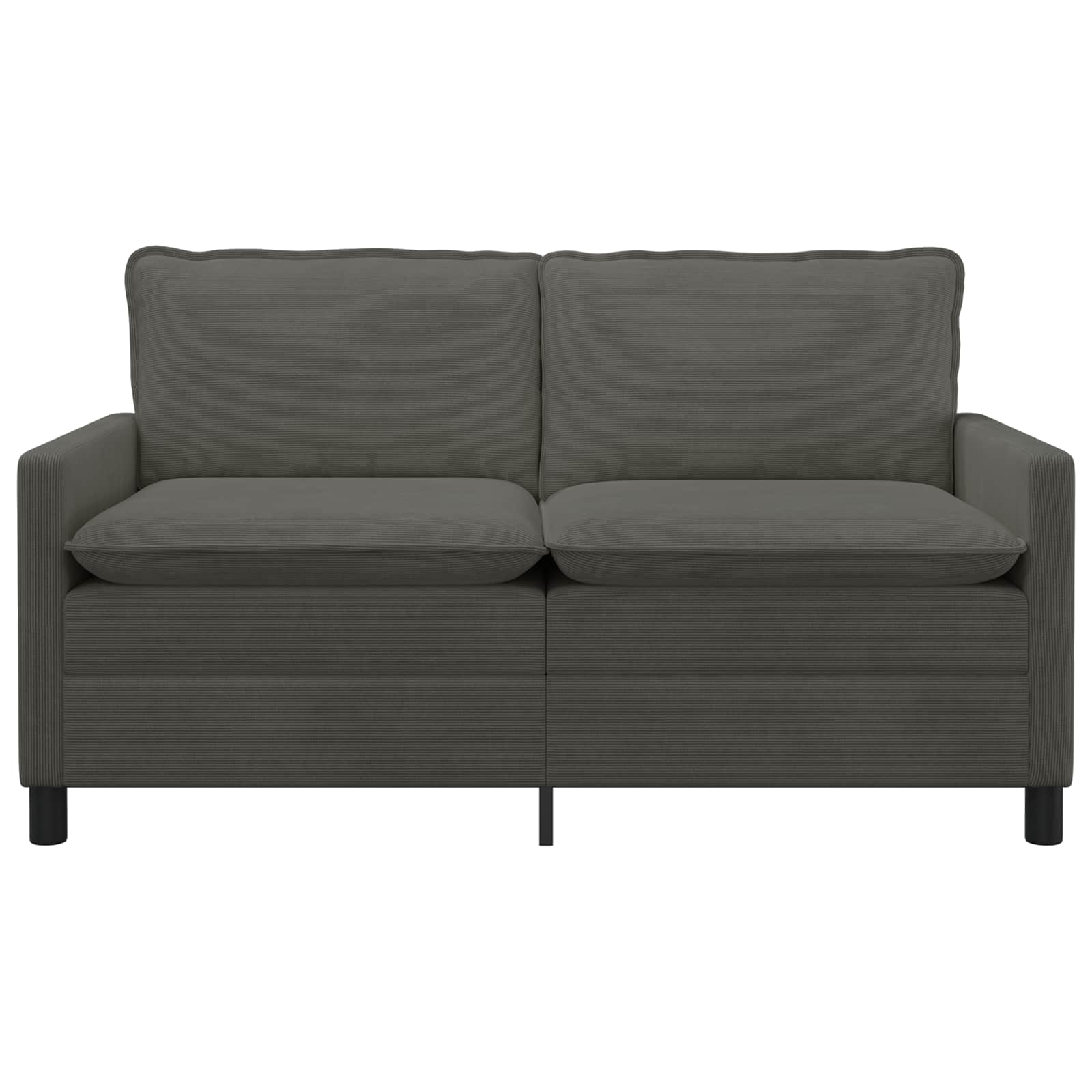 Καναπές Σκούρο Γκρι 156 x 81 x 87,5 εκ Ύφασμα - Pakobazaar