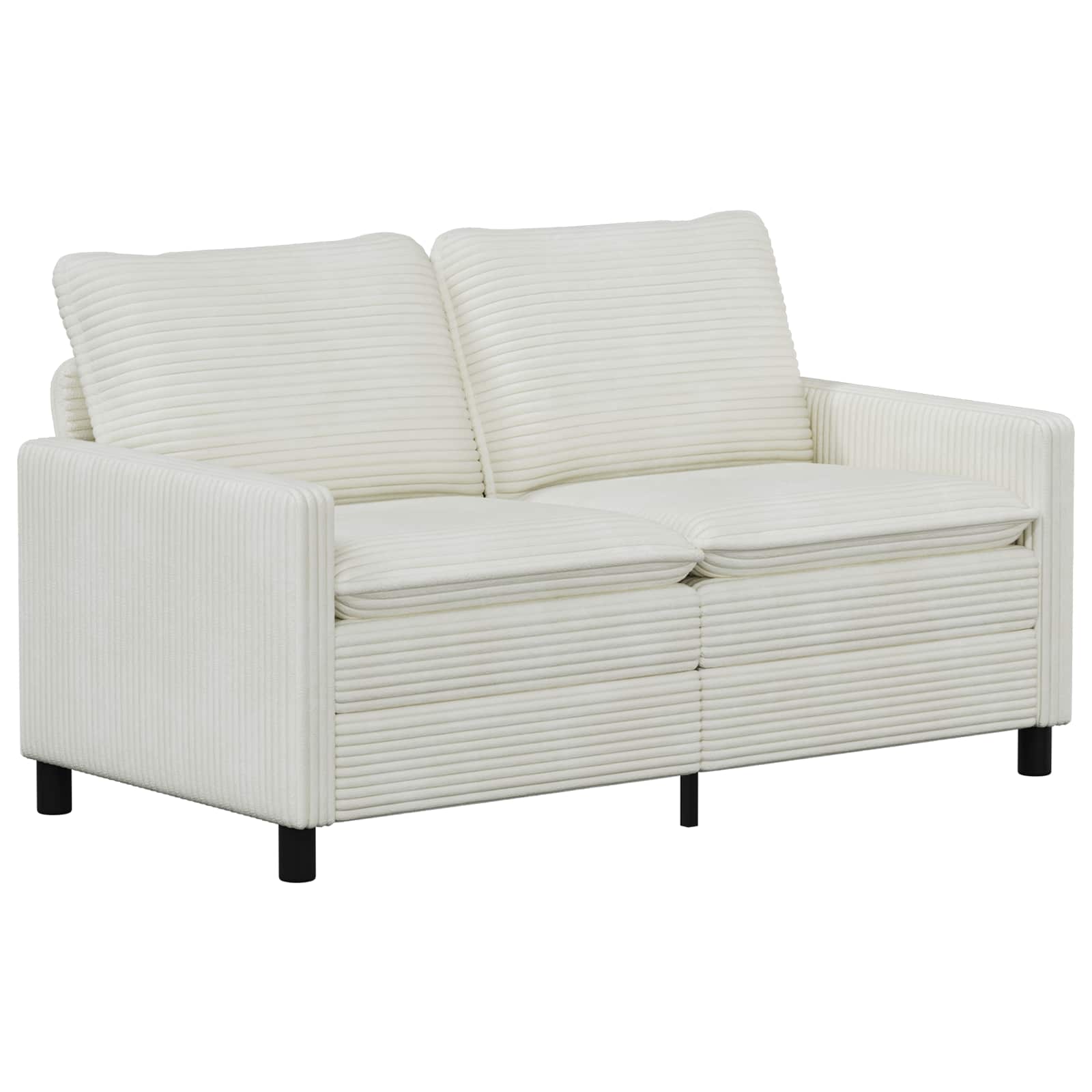 Καναπές Κρεμ 156 x 81 x 87,5 εκ Πολυεστέρας - Pakobazaar
