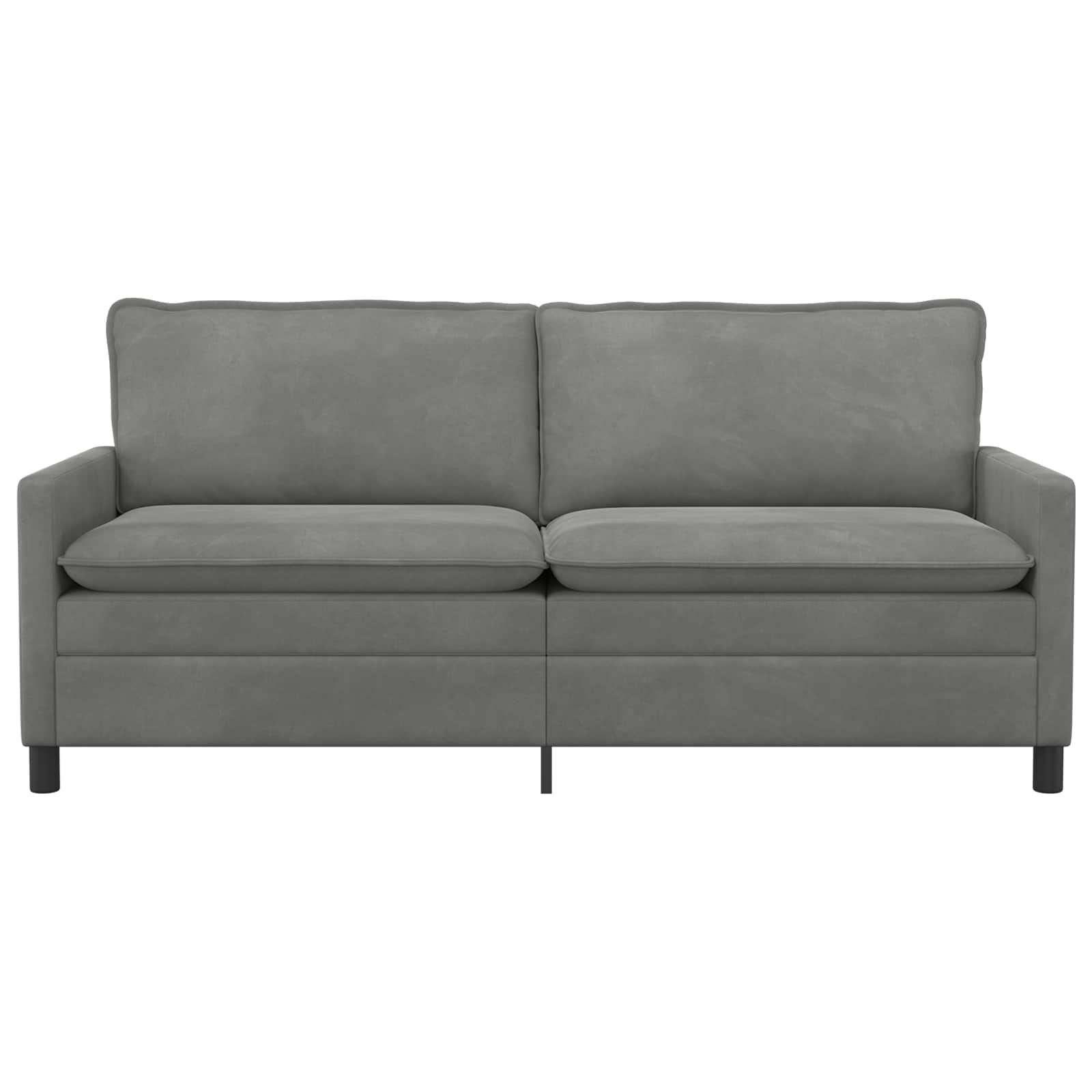 Καναπές Σκούρο Γκρι 196 x 81 x 87,5 εκ. Βελούδο - Pakobazaar