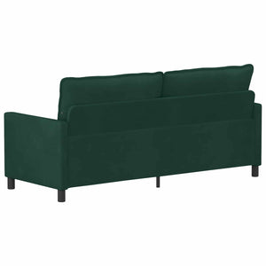 Καναπές Σκούρο Πράσινο 196 x 81 x 87,5 εκ. Βελούδο - Pakobazaar