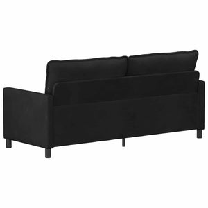 Καναπές Μαύρο 196 x 81 x 87,5 εκ. Βελούδο - Pakobazaar